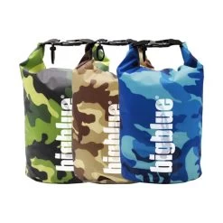 BIGBLUE - Sac étanche OUTDOOR DRY BAG 3L Camo -Aqua Sport Soldes bigblue drybag 3l camo green 1