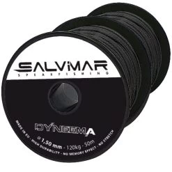 SALVIMAR - Fil DYNEEMA Ø1.5mm 50m 120kg Noir