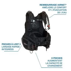 SCUBAPRO - Gilet Stabilisateur X BLACK 2024 -Aqua Sport Soldes scubapro gilet stabilisateur x black 2024 3